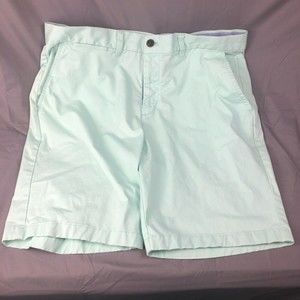 Tommy Hilfiger Mint Green Khaki Chino Style Shorts Mens 36x9 Casual Golf